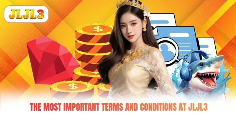 The most important terms and conditions at JLJL3 The most important terms and conditions at JLJL3
